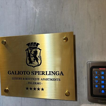 Galioto Sperlinga Luxury Boutique Apartments Palermo Exterior foto